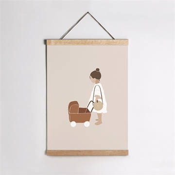 Affiche naissance grande soeur