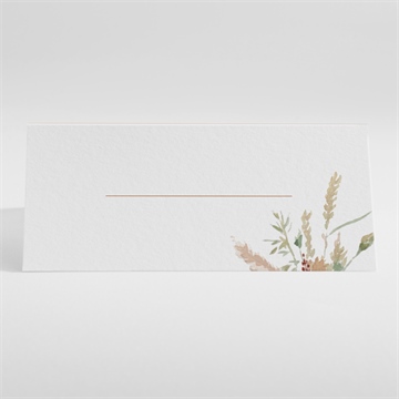 Marque-place mariage douceur estivale - Dos du marque-place