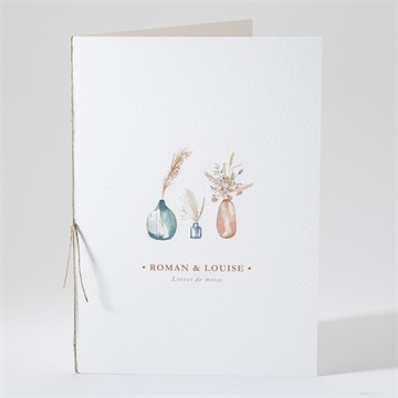 Livret de messe mariage beauté délicate