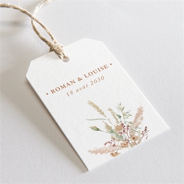 Etiquette mariage beauté délicate