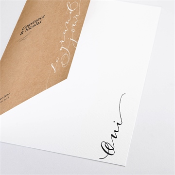 Livret de messe mariage photomaton - Détail du livret