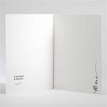 Livret de messe mariage photomaton - Intérieur du livret