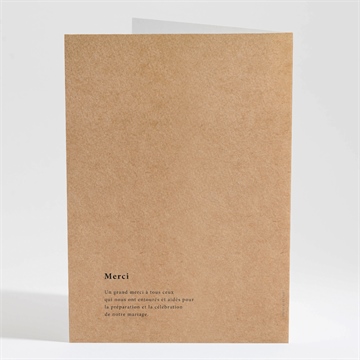 Livret de messe mariage photomaton - Dos du livret