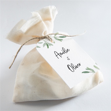 Etiquette mariage sous les oliviers - Mise en situation