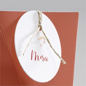 Boîte surprise mariage terre de feu - Détail de la boîte