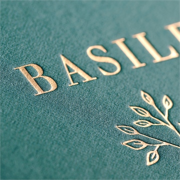 Faire-part naissance tendre pousse - Marquage à Chaud OR