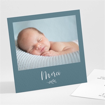 Remerciement naissance jolie touche