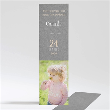 Signet baptême en symboles