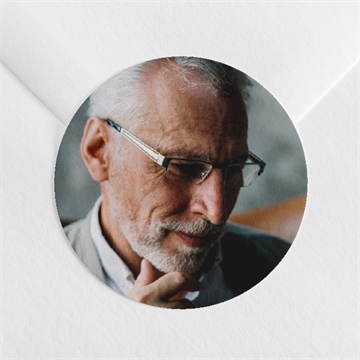 Stickers décès beau portrait magnet