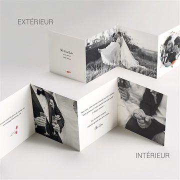 Remerciement mariage art champêtre bracelet - Vue d'ensemble