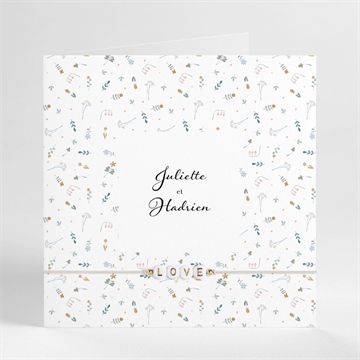 Faire-part mariage notre sweet love