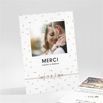 Remerciement mariage notre sweet love bracelet