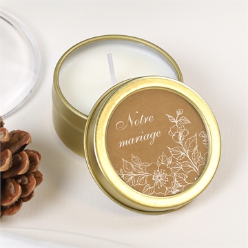 Bougie mariage belle découverte sticker