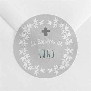 Sticker baptême découpe originale magnet