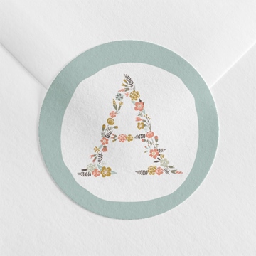 Sticker baptême alphabet original