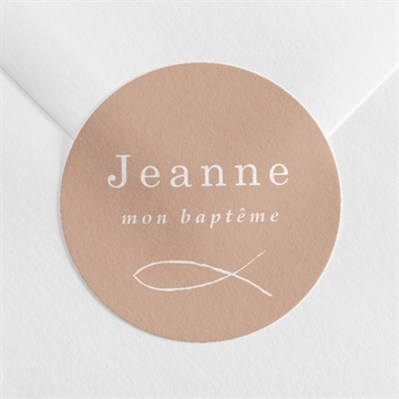 Sticker baptême le souffle