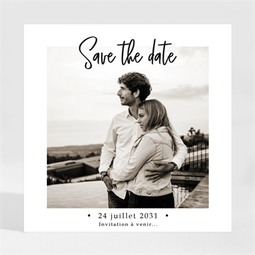 Save the Date mariage belle idylle