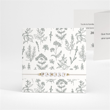 Carte de voeux belle année bracelet