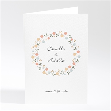 Menu mariage let's dream !