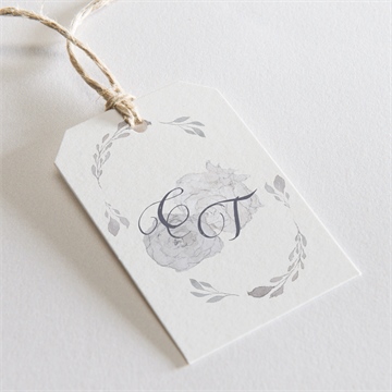 Etiquette mariage tourbillon sentimental plié