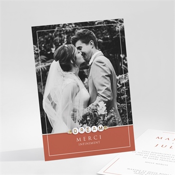 Remerciement mariage réf. N211432