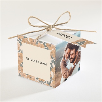 Boîte de dragées mariage lovely