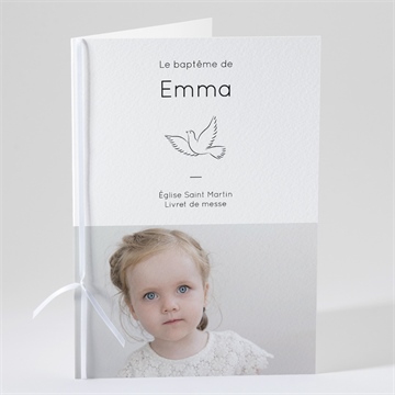 Carte De Baptême Jolie - France