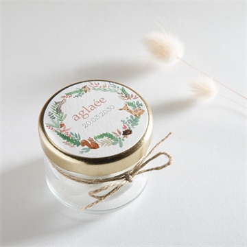 Sticker naissance jolie pampa - Mise en situation