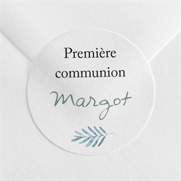 Sticker communion aquarelle sacrée