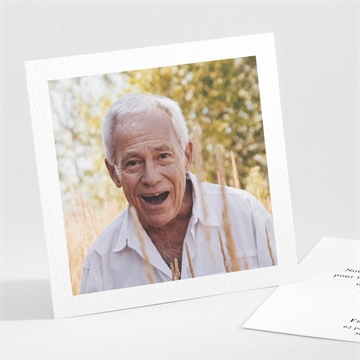 Remerciement décès ornement