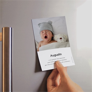 Remerciement naissance notre petit bijou - Mise en situation