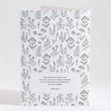 Livret de messe mariage love & co - Dos du livret