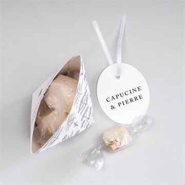 Boîte surprise mariage love & co - Intérieur de la boîte