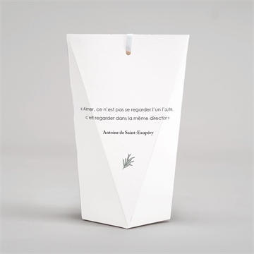 Boîte surprise mariage love & co - Dos de la boîte