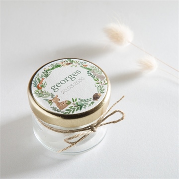 Sticker naissance tendre flore - Mise en situation