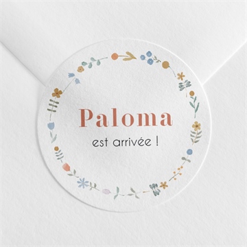 Sticker naissance dans sa bulle magnet