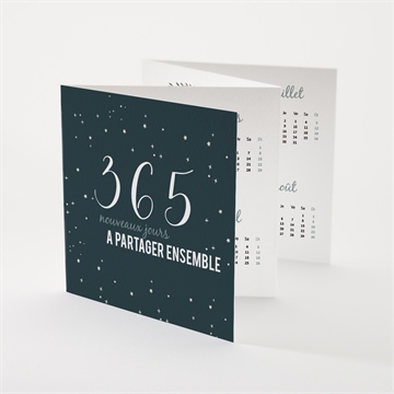 Carte de voeux une année ensemble