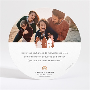 Carte de voeux winter show - Dos de la carte