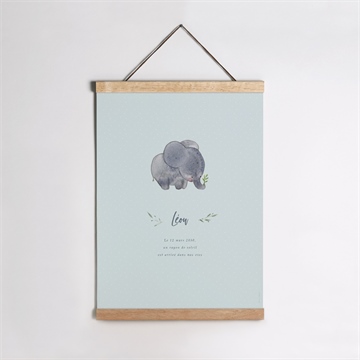 Affiche naissance chouchou