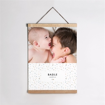 Affiche naissance petit chouchou