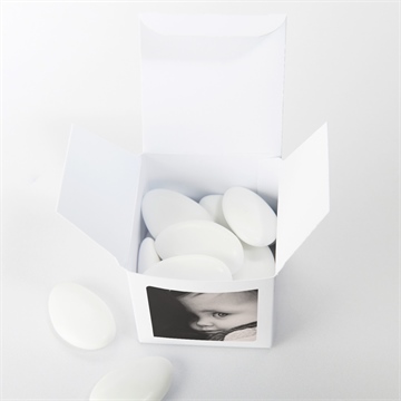 Boîte de dragées baptême joie de la foi - Intérieur de la boîte