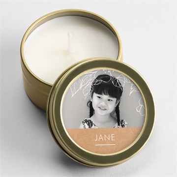 Bougie communion illuminations portrait