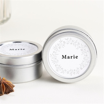 Bougie souvenir couronné gaufrage couronne