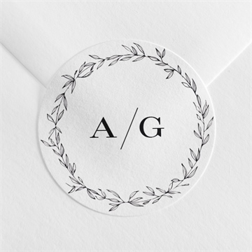 Sticker mariage douce harmonie