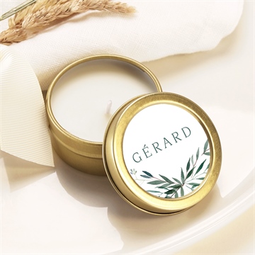 Bougie souvenir mémento