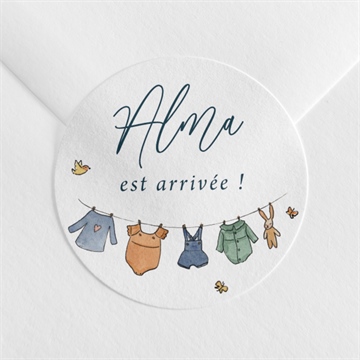 Sticker naissance petit bout'chou magnet
