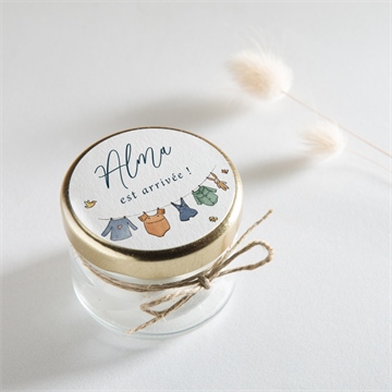 Sticker naissance petit bout'chou - Mise en situation