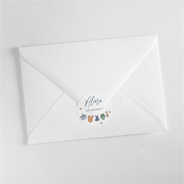 Sticker naissance petit bout'chou - Mise en situation