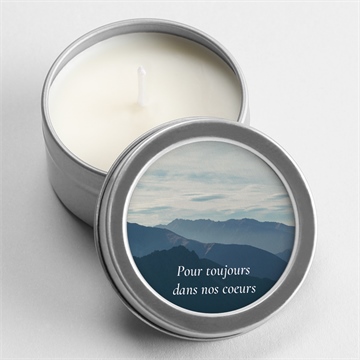 Bougie souvenir oraison