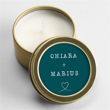 Bougie mariage superposés